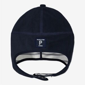 Polarn O Pyret Sweden Navy Blue Fleece Hat with Ear Flaps
